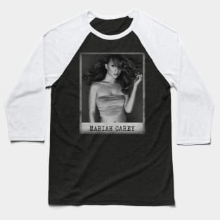 Mariah Carey // Minimalist Fanart Tribute Baseball T-Shirt